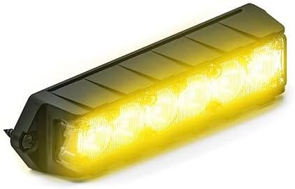 Miniatura 2 de Feniex Industries Luces de advertencia LED profesionales de montaje en superficie Fusion-S (ámbar) para obras públicas y camiones de remolque