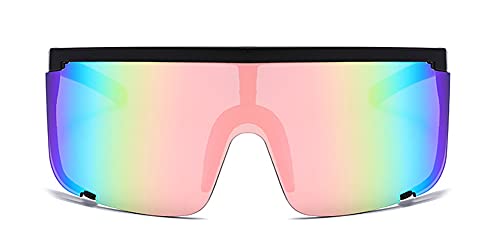 NEON NATION Large Wrap Around Cybertic Full Coverage Sunglasses