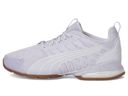 PUMA Puma Women's Voltaic Evo Cross Training Shoes, Lilac Crush-Feather Gray-White AH25, 5.5