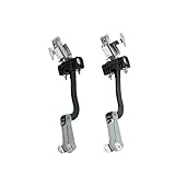 Oberflächenfinish NEU ASDFGHJK KANGYEBAIHUODIAN Hinter Links/rechts Auto-Scharnier-Kontrollgurt FIAT Ducato 3 / mk3 / 2006- Auto Tür Kontrollgurt Tür Scharnieranschlag Limiter 135822208013 (Color : Pair)