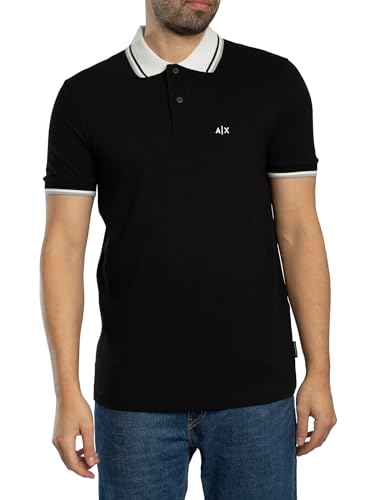 Armani Exchange Polo Regular de Piqué de Algodón para Hombre miniatura 1