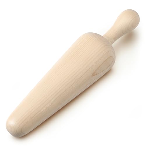 Image of Blushtier 11.8'' x 2.4'' Wooden Chinois Pestle Cone Shaped Kitchen Pestle for Sauces, Soups, Purees, Jams, and More