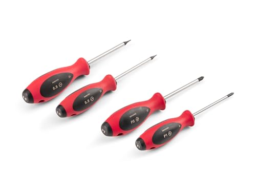Image of TEKTON Phillips and Slotted Screwdriver Set, 4-Piece | DWZ90005