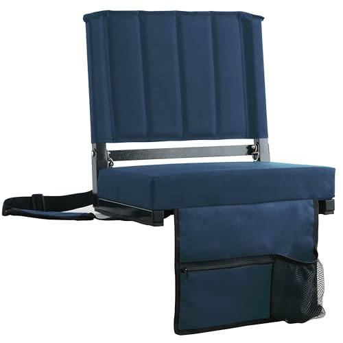 SPORT BEATS Stadium Seats with Back Support Bleacher Chairs...
