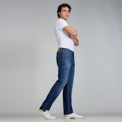 Image of Pepe Jeans Men's Jeans | Straight Fit | Mid Rise | Stretchable