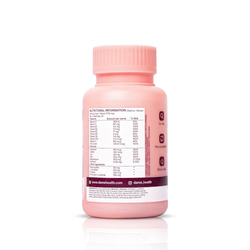 Image of Pre-Pregnancy Support | Preconception Multivitamin Tablets for Women | Folic Acid, Inositol, NAC & Zinc | Boost Egg Quality, Fertility & Prepare Body for Pregnancy | 30 Tablets, 30 Days