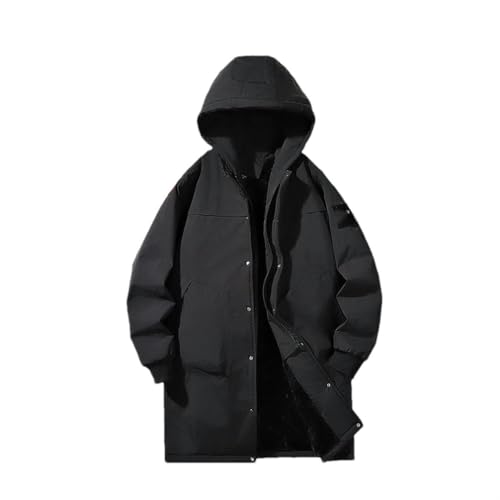 Veste épaisse décontractée de couleur unie homme blouson chaud hiver