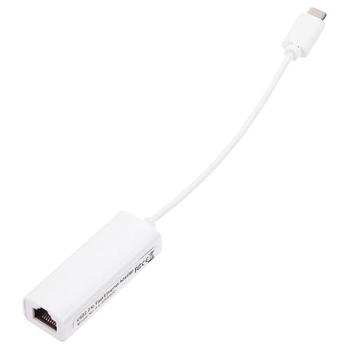 OKUMEYR 1Pc USB Ethernet Adapter High Converter for and Laptops USB Ethernet Converter Compatible with Multiple Systems No Driver Needed