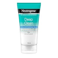 Neutrogena Deep Clean Hautverfeinerndes Gesichtspeeling, sanfte Gesichtsreinigung mit Glykolsäure, Peeling Waschgel gegen Schadstoffe und tägliche Umweltbelastungen 150 ml