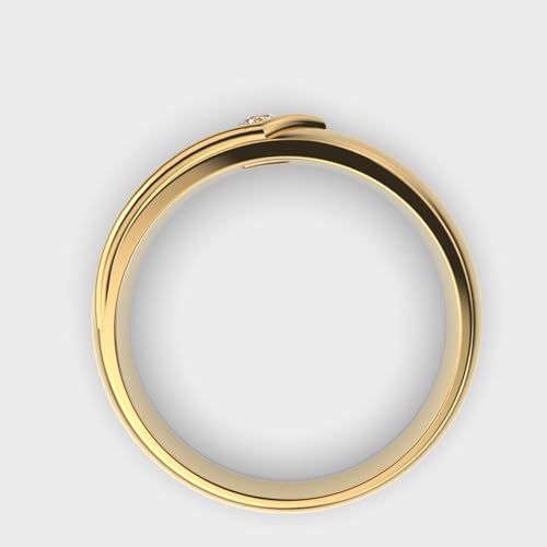 Bague moissanite homme en argent 925 qui ne ternit pas Modernring de luxe