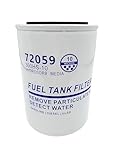 TrustMoto 72059 300HS-10 Fuel Filter Fits for Adaptors 52002, 52003 Replaces Cim-Tek 72059 300HS-10