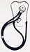 1300 Part# 1300 - Stethoscope Sprague Rappaport Black Dual Head 22