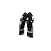 Everlast EverGel Hand Wraps (Black, Medium)