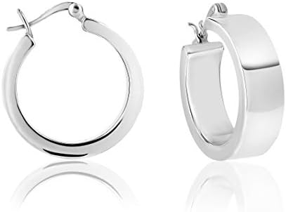 Créoles Argent 925 Authentiques - Boucles D'Oreilles Femme & Homme - Épaisseur 1.5 Mm - Diamètre 8 à 80 Mm