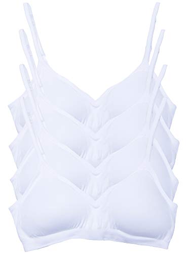 Image of Kalon Women's 4 Pack Demi Padded Bralette Wireless Comfortable Bra