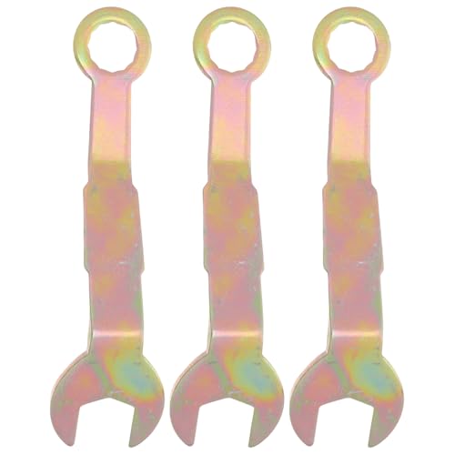 Toddmomy - Llave de ajuste pivotante para puertas correderas y plegables de armario, 3 piezas, 3/8" y 5/16", acabado dorado miniatura 1