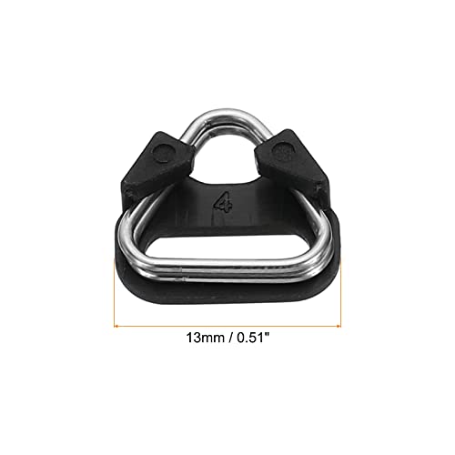 Anillo de lengüeta PATIKIL antichoque con adaptador triangular metálico para colgar cámaras 2