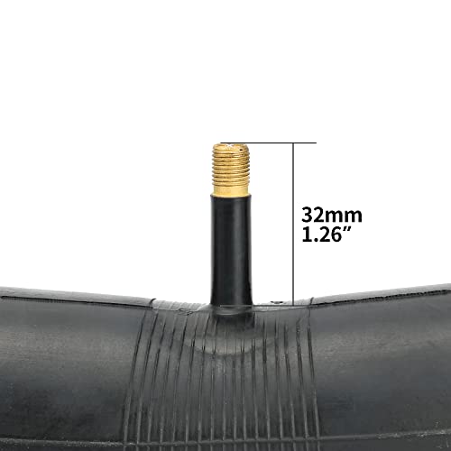 Rutu Bicycle Inner Tube-26 Inch Fat Bike Tube 26 X 2.5/3.0 Schrader 32Mm Valve Compatible With 26 X 2.5 26 X 2.6 26 X 2.7 26 X 2.8 26X3.0 Mountain Bike,Bike Tire Tubes-2 Pack #TOP2