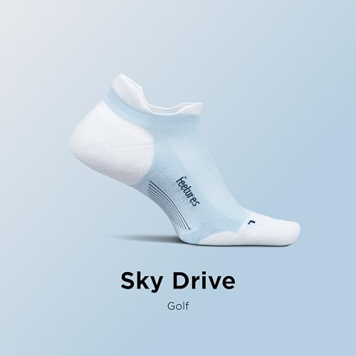 Image of Feetures Elite Golf Max Cushion Tab Ankle Socks - Sport Sock with Targeted Compression