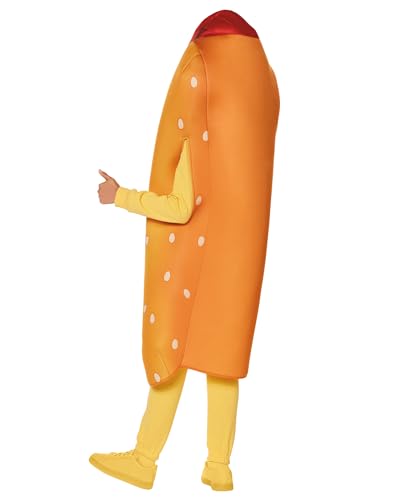 Spirit Halloween Fall Guys Kids Hot Dog Costume | Officially Licensed | Fall Guys Cosplay | Video Ga
