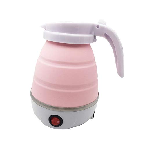 Reise Faltbare Wasserkocher, Faltbare Wasserkocher Silikagel Kleine Elektrische Wasserkocher Kochendes Wasser, 600ml…