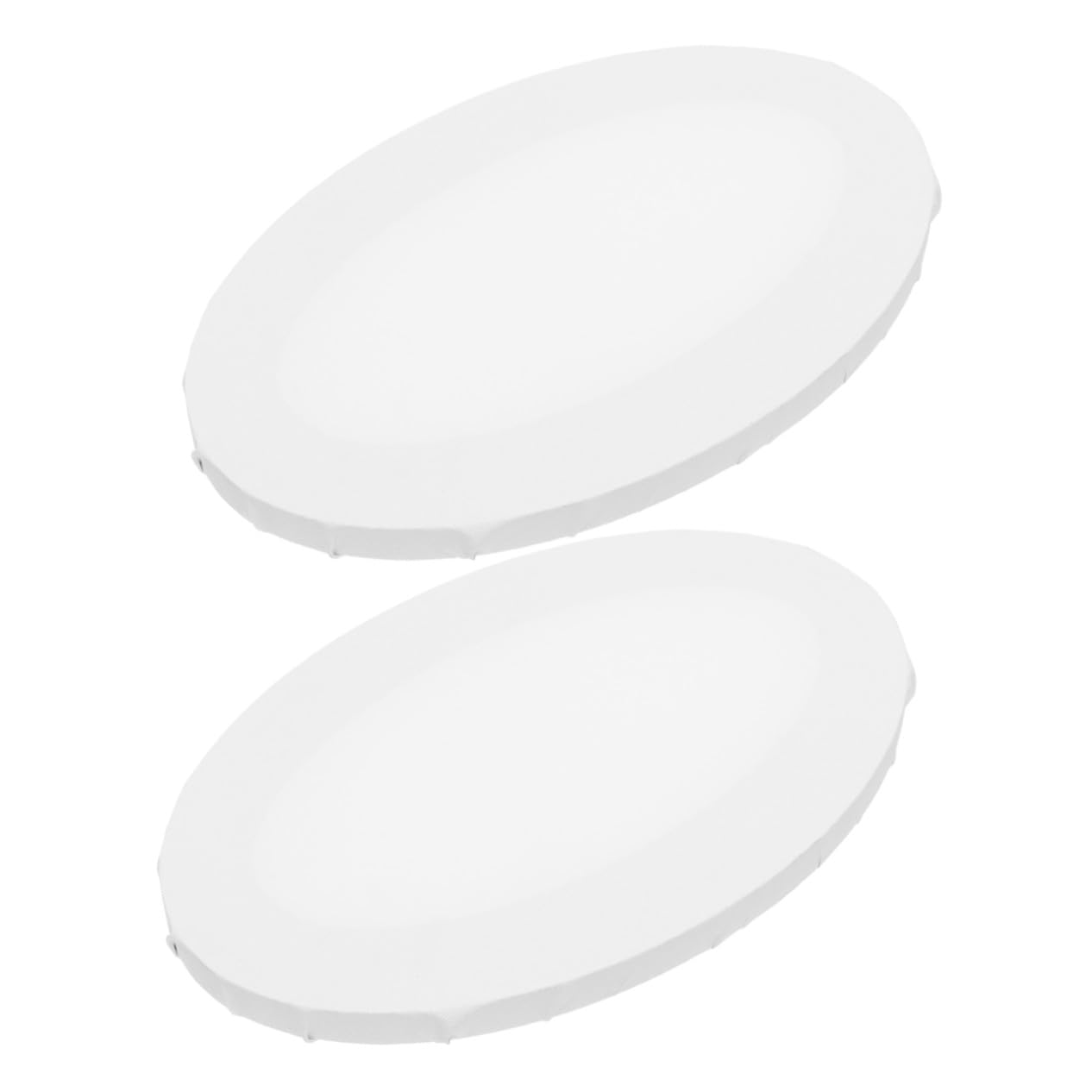 Lienzo ovalado blanco de algodón para pintura creativa en proyectos de decoración diy y hogar