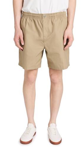Lacoste Men's Core Collection Relaxed Fit Shorts, Lion Beige, Large
