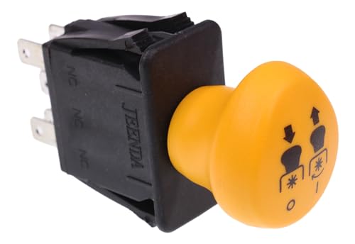 JEENDA Blade Clutch PTO Switch 7 Terminals Compatible with Cub Cadet MTD 725-3233A 725-3233 925-3233A 925-3233 Delta 6201-308 6204-308 Fits RTZ XT2 ZT1 ZTR Zero 1515 1517 1525 1527