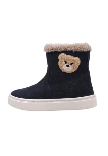 Geox Baby - Mädchen Nashik Girl Ankle Boot, Navy, 24 EU
