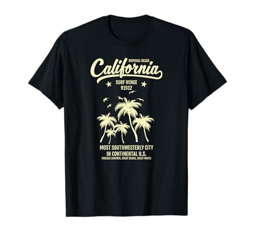 Imperial Beach CA California 91932 San Diego Vacation T-Shirt