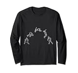 Gable Steveson Official Merch Backflip in White Long Sleeve T-Shirt