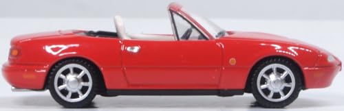 Oxford Diecast Mazda MX5 MK1 Classic Rojo 1:76 miniatura 3