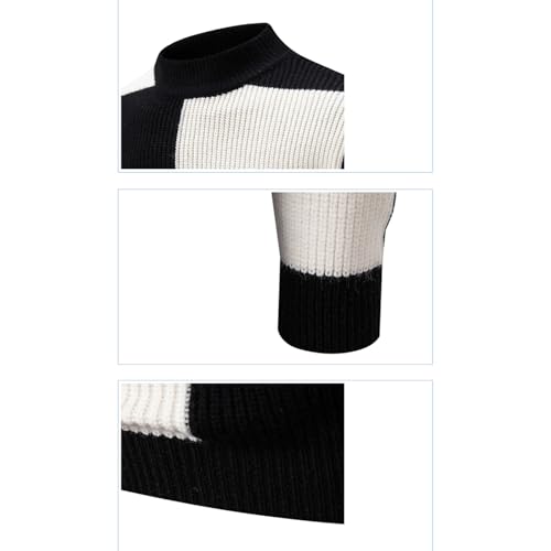Muscularfit Cute Fall Sweaters for Men Slim Fit Long Sleeve Business Casual Pullover Sweater Winter Fashion Knitted Sweaters4