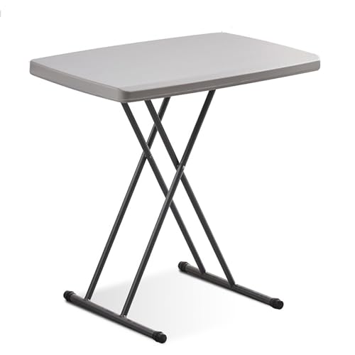 Mesa de picnic plegable compacta extensible para cocina, comedor, altura ajustable, mesa de plástico para exteriores para espacios pequeños, perfecta para picnics y reuniones.