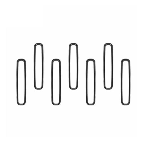 Rejilla de coche para Jeep Wrangler TJ 1997-2006, parrilla delantera negra de carreras