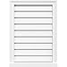 Ekena Millwork GVPVE20X3603SN Vertical Surface Mount Gable Vent 2" H Brickmould Sill Frame, 20"W x 36"H, PVC