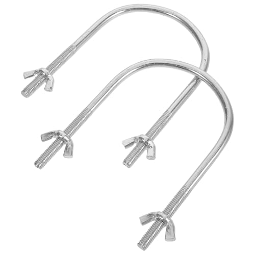 Hemobllo 2pezzi Gancio per Ruote Girevoli Forma di U per Radiatore Accessorio per Supporto Base Puleggia per Riscaldatore Elettrico Telaio Mobile Rotelle per Riscaldatore Olio