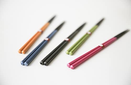 [TŌWATA] にっぽん伝統色 箸 色透かし 透明感のある美しい色合い 細身で軽く持ち易い 食洗機対応 八角箸 23㎝ 5色 オリジナルセット (kawai製) 9枚目