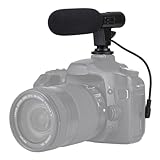 Acuvar Universal Mini Shotgun Microphone for Smartphones, Camcorders, Camera Microphone for DSLR for YouTube, Vlogging, Live Stream, Tiktok & Filming with 3.5mm Plug Cable