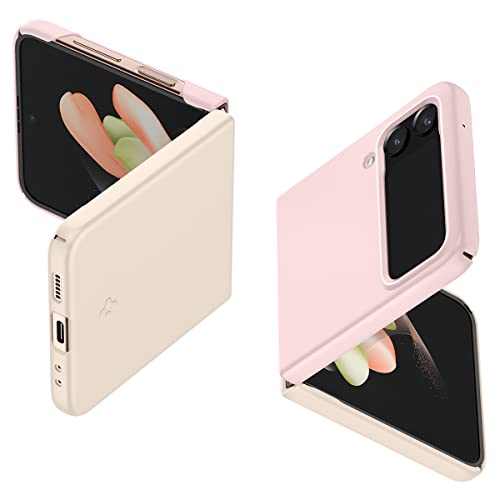 Spigen Air Skin Back Cover Case for Samsung Galaxy Z Flip 4 (Poly Carbonate | Cotton Pink)