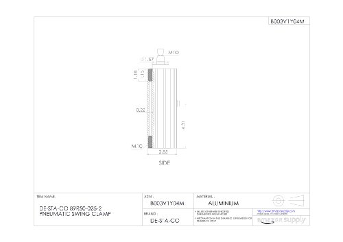 De-Sta-Co 89R50-025-2 Pneumatic Swing Clamp #TOP2