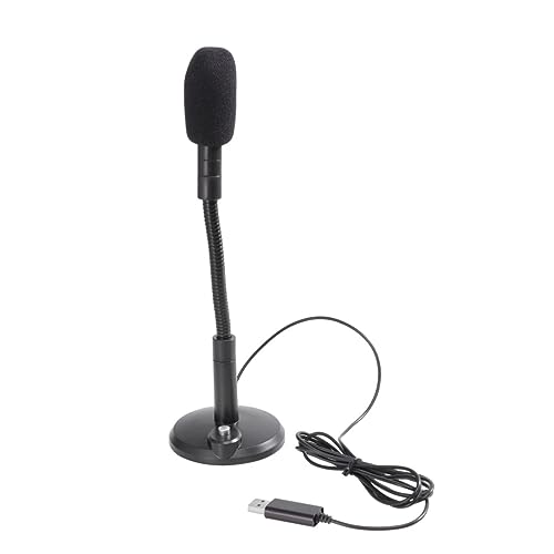 OKUMEYR 1Set USB Condenser Microphone with for Studio Recording Podcasting Live Streaming Black Designed to Minimize Background Noise Vocal Performance Easy Setup