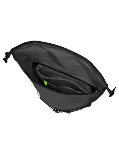 VAUDE Fahrradtaschen Aqua Front Light - ultraleichte Fahrradtaschen - 2 Vorderradtasche (2 x 11L) in schwarz - wasserdicht - Made in Germany