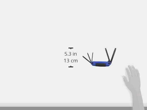 Miniatura 5 de EKLIND 25159 Llave Allen hexagonal plegable Ergo-Fold - Juego de 5 piezas Métricas MM tamaños 4-10