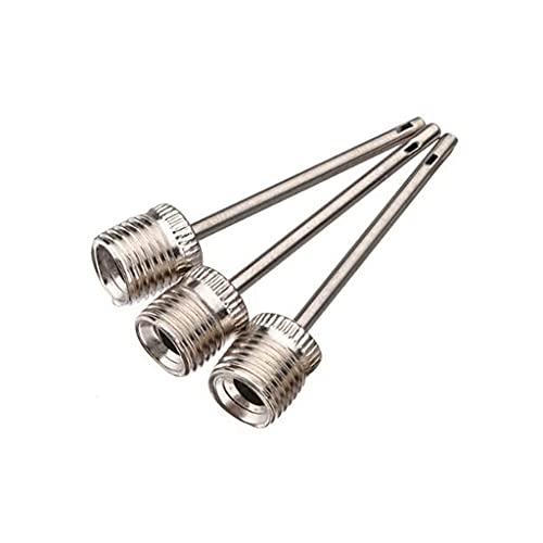 UKD Adaptador de agulha de bomba de inflar agulha de gás de metal americano para esporte futebol bas