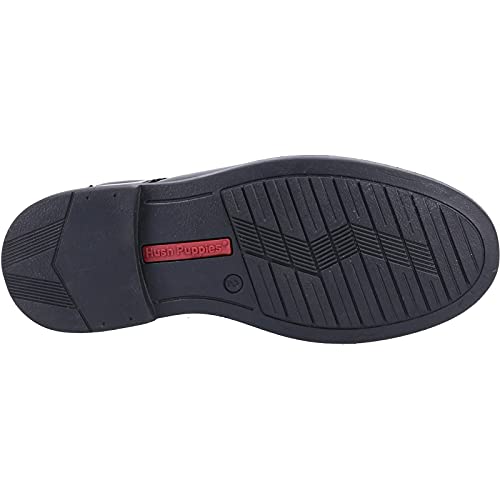 Hush Puppies Tim, Jungen Derby Schnürhalbschuhe, Schwarz (Black), 38 EU(5 UK)