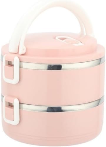 Zxyler 保温ランチジャー ステンレス製ランチボックスで大容量 2〜4 段設計 漏れ防止蓋で液体も安心収容 ピクニックやキャンプに持ち出しやすく 学生・サラリーマンの通勤通学に便利