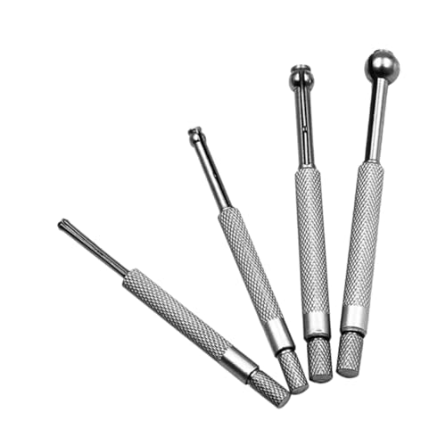OUNONA High Strength Carbon Steel Small Hole Telescopic Gauge Set 3-13mm Ball Gauge for Precise Bore Measurement