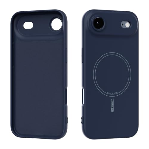 Coque protection fine iPhone 17 Air Deep Blue en silicone premium doux