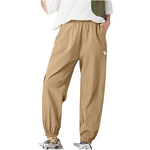 Sweatpants for Boys Casual Elastic Waist Hiking Joggers Baggy Soft Comfy Lounge Athletic Sweat Pants with Pockets